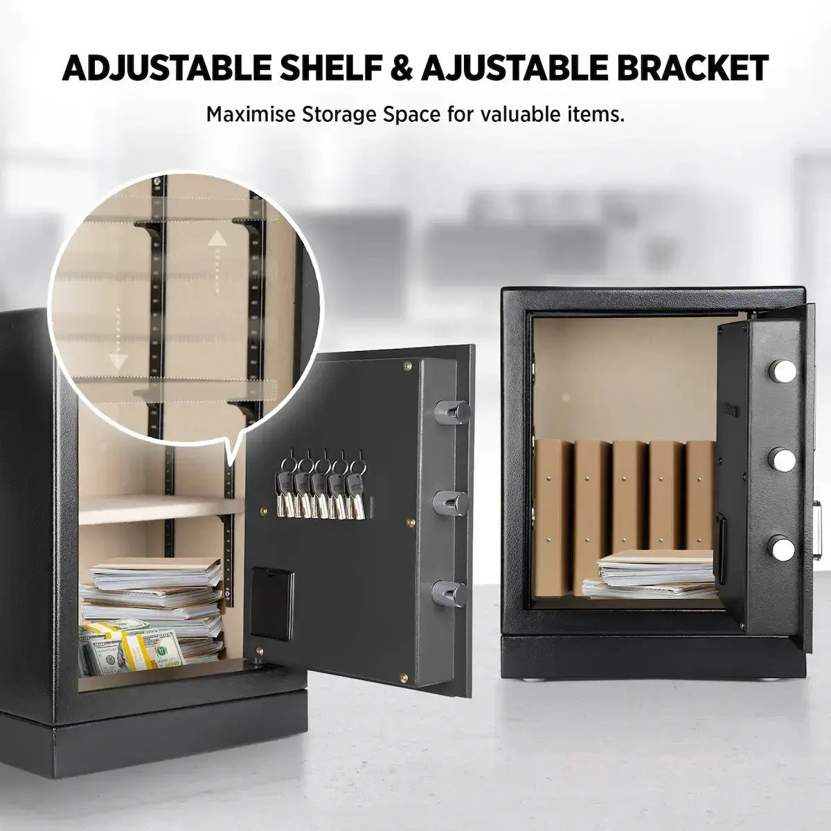 Datasavior Spacious Home Office Safe - HAOG