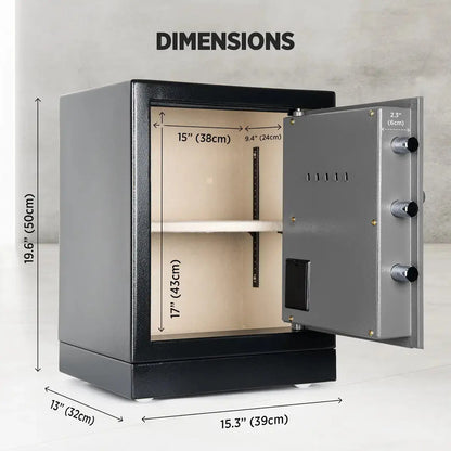 Datasavior Spacious Home Office Safe - HAOG
