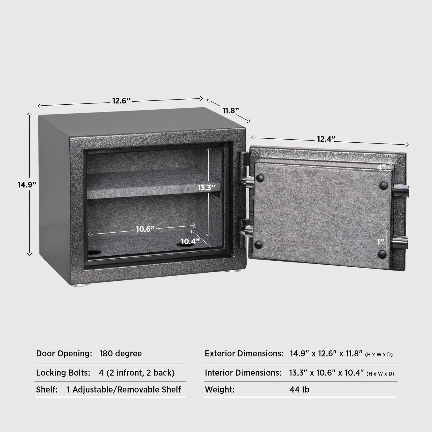 FireShield fireproof compact safe - HAOG