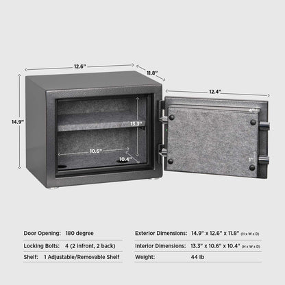 FireShield fireproof compact safe - HAOG