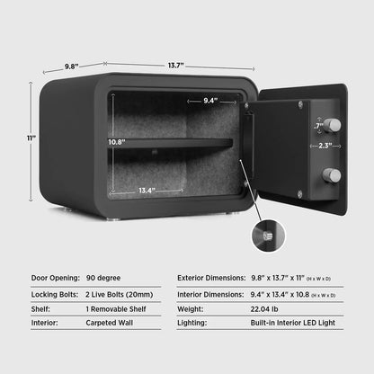 Millitari QT25 Compact Safe – Secure, Stylish, and Built to Last - HAOG