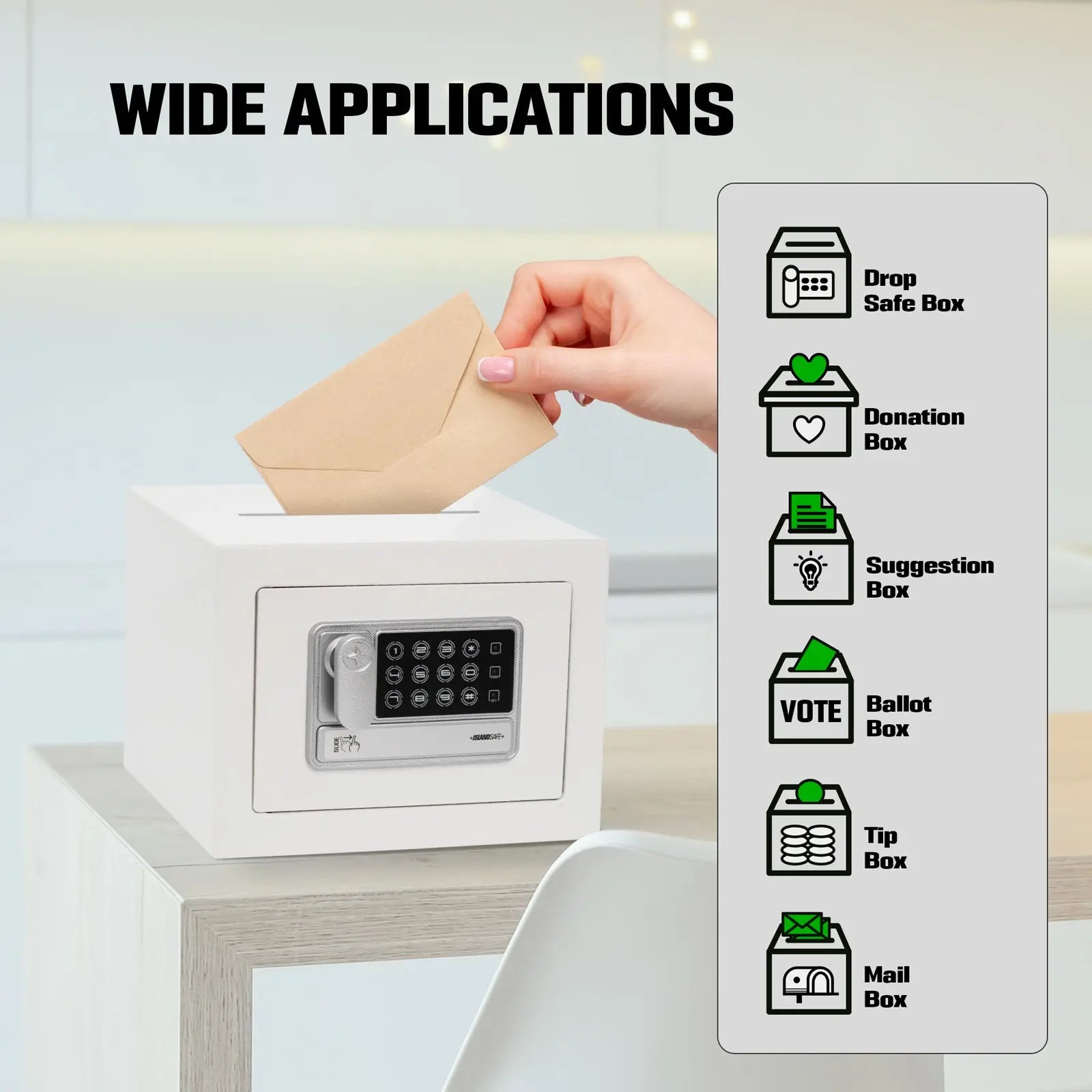 Mini Envelope Deposit Safe - HAOG
