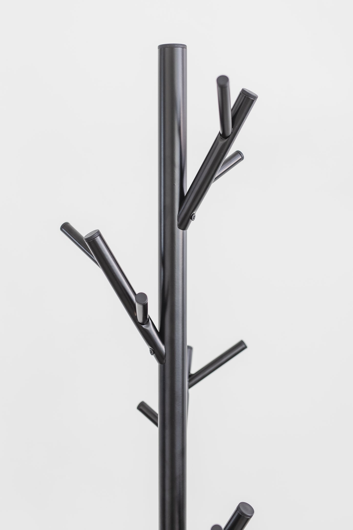 Black 18-Hook Coat Rack – Freestanding Metal Stand for Hats, Coats & Bags | HAOG - HAOG